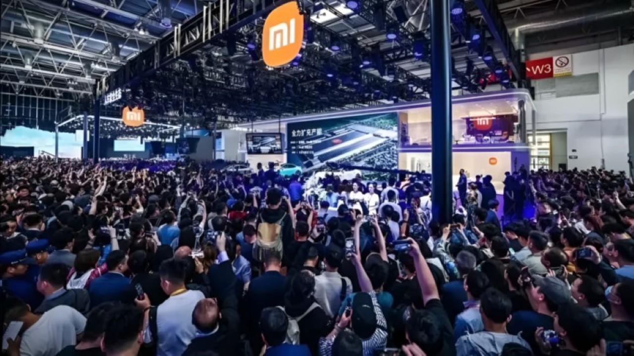 Pameran otomotif Auto Shanghai 2025. (Foto: Xiaomi via CarNewsChina)