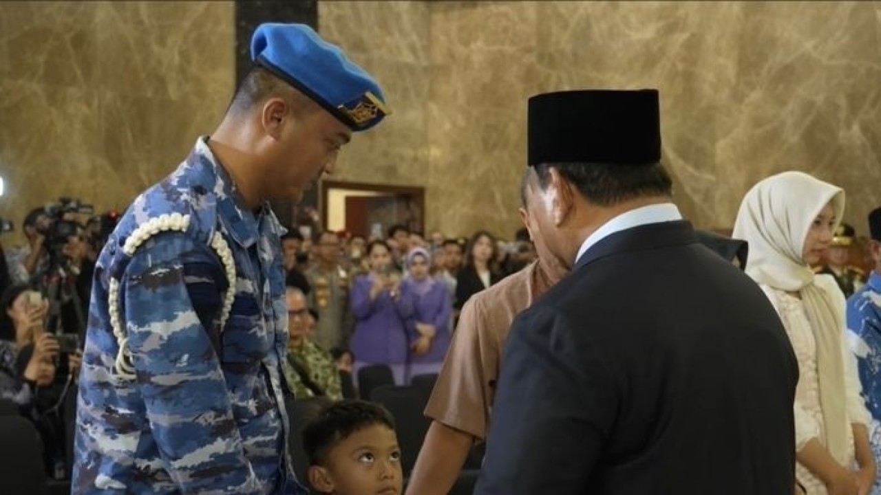 Presiden RI Prabowo Subianto menyampaikan dukacita atas gugurnya tiga prajurit TNI dalam tugas sebagai penjaga perdamaian di Lebanon (United Nations Interim Force in Lebanon/UNIFIL). (Istimewa)