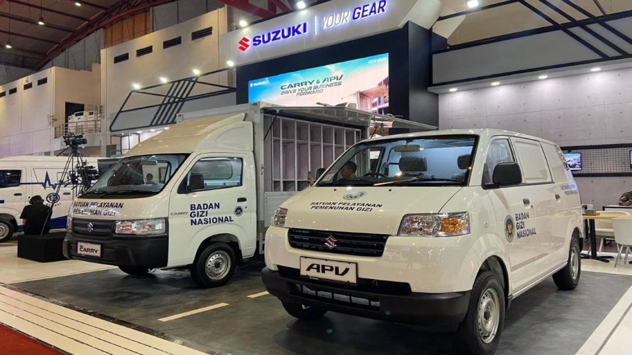 Suzuki menghadirkan New Carry Box MBG dan APV MBG sebagai solusi distribusi Program Makan Bergizi Gratis (MBG). (Foto: Dok/Istimewa/SIS)