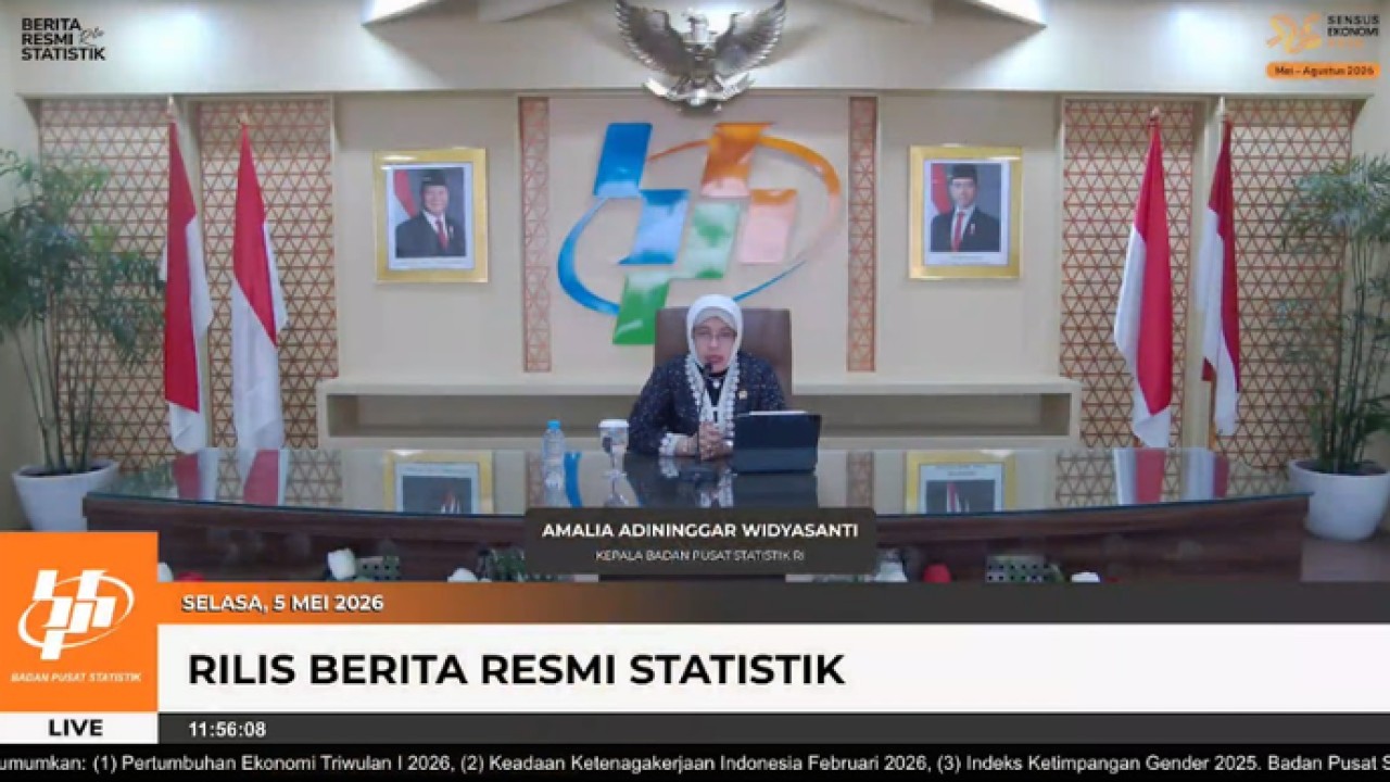 Kepala BPS Amalia Adininggar Widyasanti (Bakom)