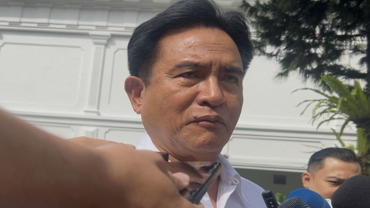Menteri Koordinator bidang Hukum, HAM, Imigrasi dan Pemasyarakatan (Menko Kumham Imipas) Yusril Ihza Mahendra. (Foto: NTVnews)