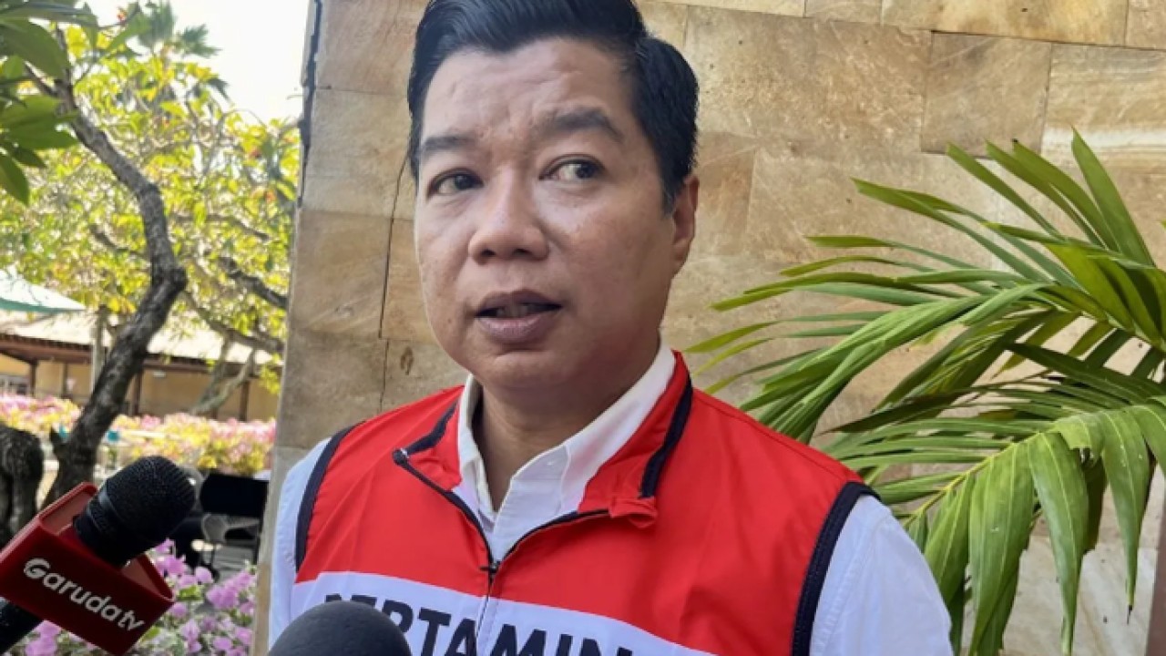 Corporate Secretary PT Pertamina Patra Niaga Roberth Marcelino Verieza Dumatubun saat ditemui di Badung, Bali, Rabu (10/6/2026). (ANTARA/Arnidhya Nur Zhafira) (Antara)