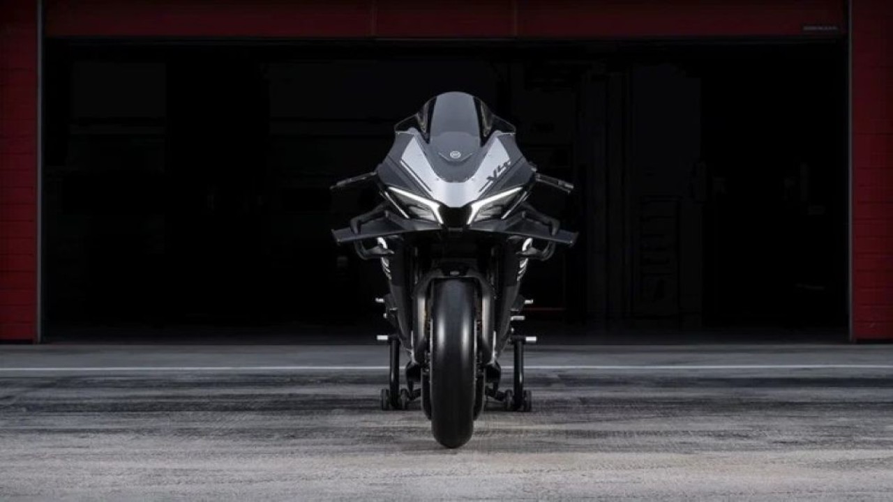 CFMoto V4 SR-RR. (Foto: Istimewa via Visordown)