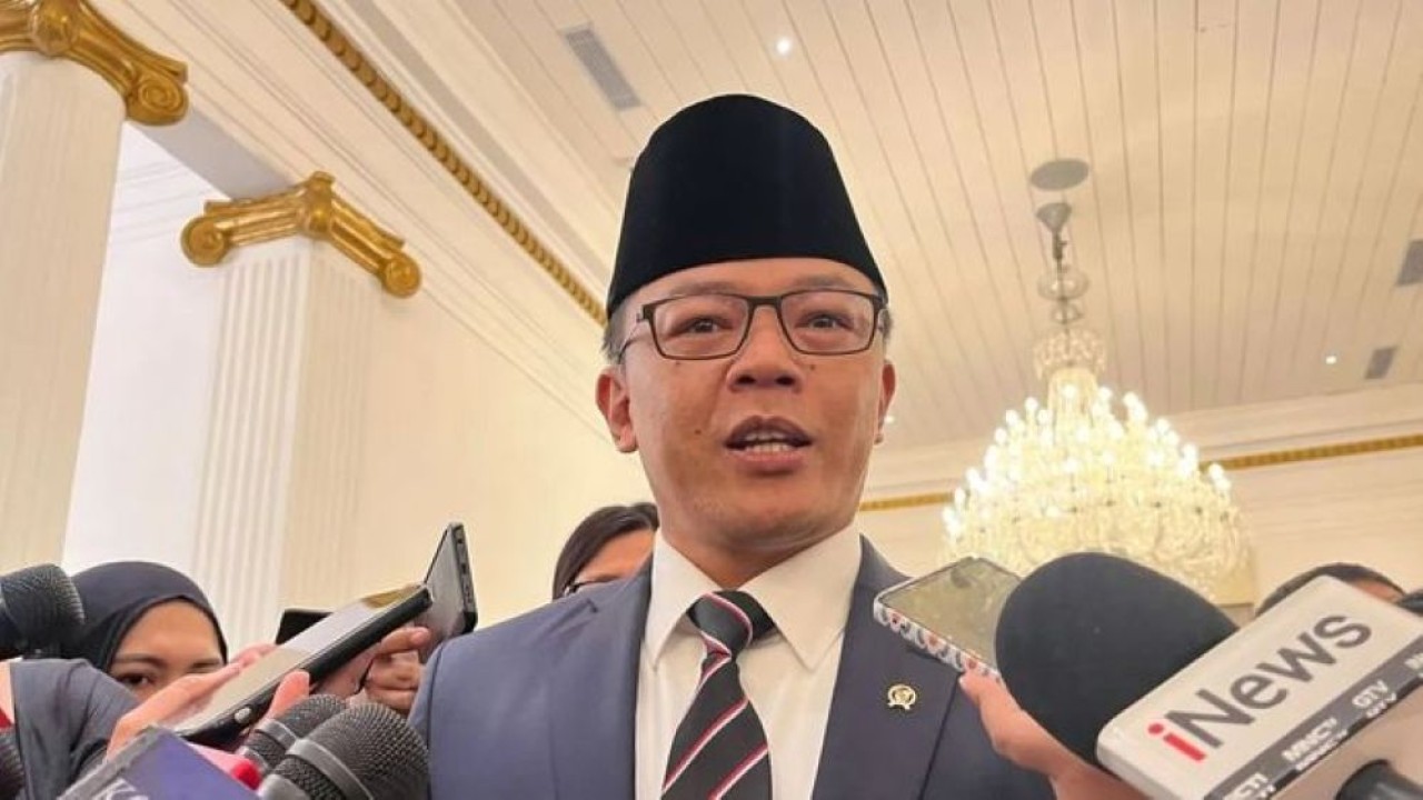 Menteri Luar Negeri (Menlu) Sugiono ditemui seusai melakukan pertemuan bilateral dengan Menlu Madagaskar Alice N'Diaye di kompleks Kementerian Luar Negeri RI di Jakarta, Rabu (3/6/2026). (Foto: ANTARA/Nabil Ihsan)