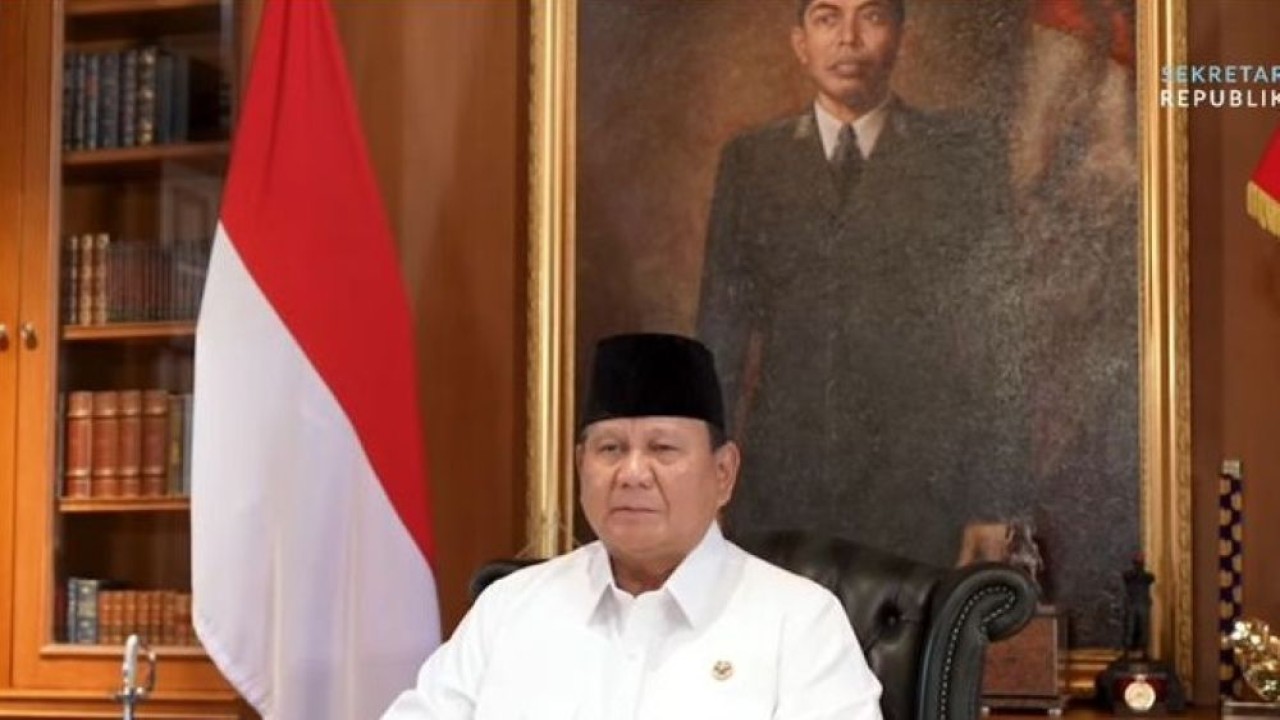 Presiden Prabowo Subianto menyampaikan ucapan selamat kepada seluruh umat Buddha yang memperingati Hari Raya Waisak 2570 Buddhist Era (BE). (Foto: Istimewa)