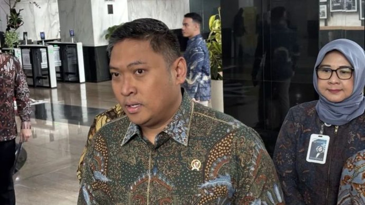 Kepala Badan Gizi Nasional (BGN) Sudaryono menyambangi kantor Kementerian Keuangan, Jakarta (Antara)