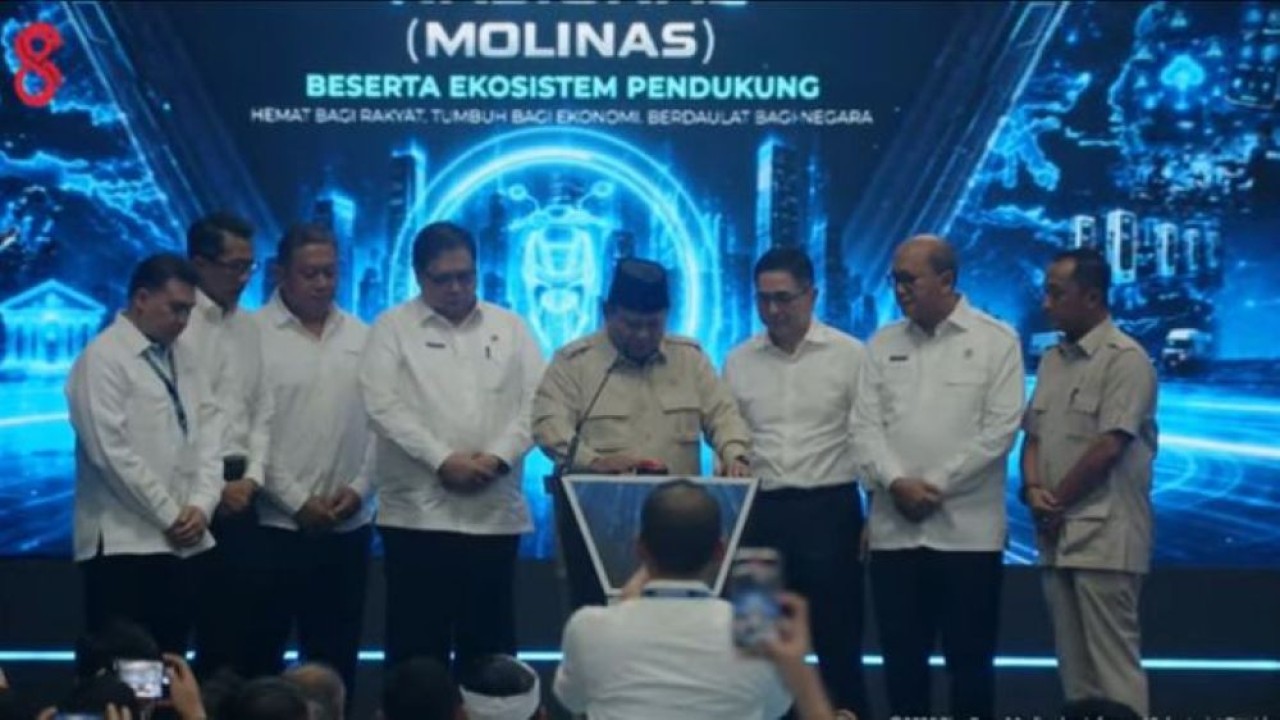 Presiden Prabowo Subianto meresmikan ekosistem motor listrik nasional yang diproduksi PT Ilectra Motor Group (ALVA) di Cikarang, Kabupaten Bekasi, Jawa Barat, Kamis, 13 Agustus 2026. (Foto: Istimewa)
